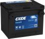 Автомобильный аккумулятор Exide Excell EB558 55А/ч-12V ст EN620 европейские прямая - 230x180x186